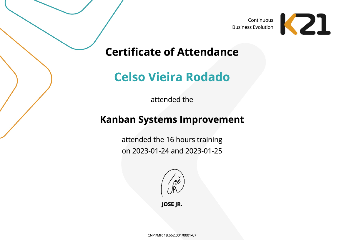 Certificado K21